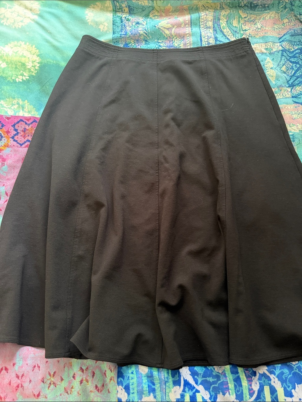 Charter Club Black A-Line Skirt